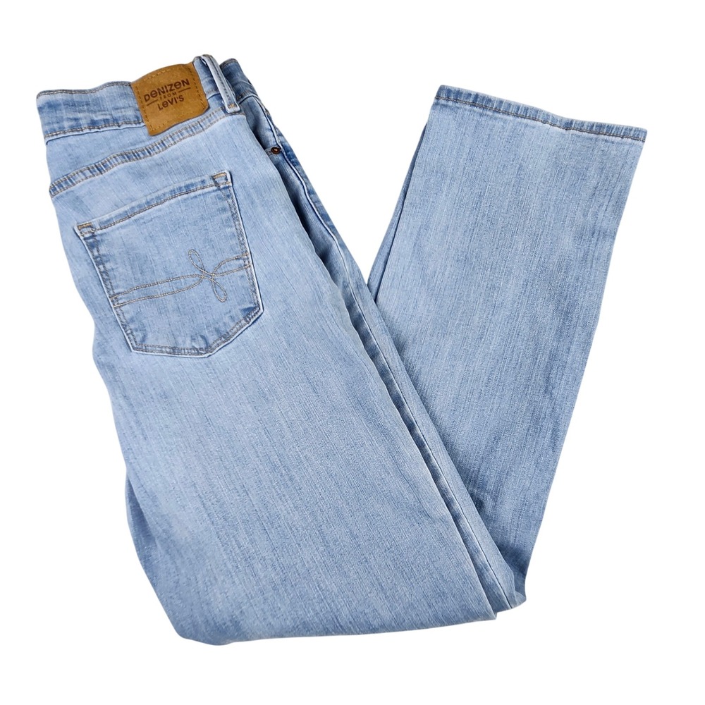 Denizen from Levi's Jeans Womens 8 Blue Cotton Denim Straight Workwear High Rise